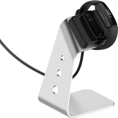 Metal USB Charging Cable Dock Cradle Station Charger for -Fitbit inspire 2 Watch 270B