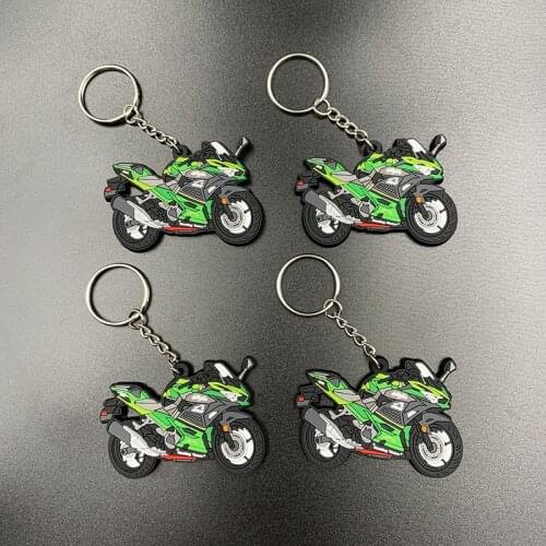 Motorcycle Model SOFT RUBBER KEYCHAIN KEYRING Motorcycle Accessories Rubber Keychain Keyfob gift