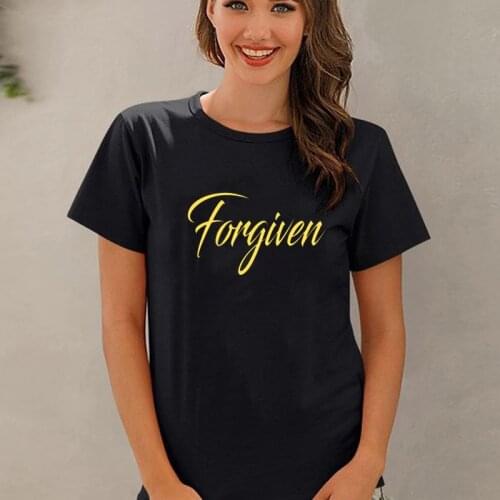 2021 New Jesus Christian T-shirt Unisex Women Loose Cotton Hipster Fashion Femme Tops Summer Female Breathable Clothes Tee