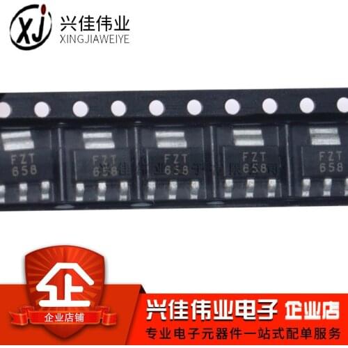 Original 10pcs/ FZT658TA FZT658 SOT223 0.5A 400V