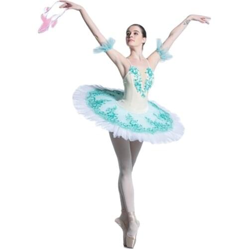 Ivory Pre-professional Ballet Tutu Adult Girls Classical Ballet Costume Tutu Pancake Stage Ballet Attire Costume Dance tutu