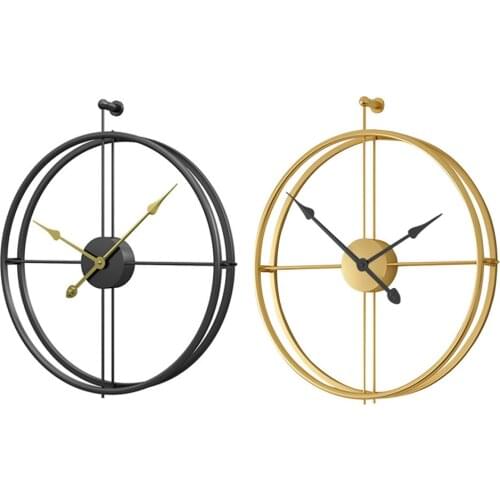 Simple European Mute Wall Clock Modern Design Family Decorative Clock Office Decoration Wall Hanging Decoration Gift