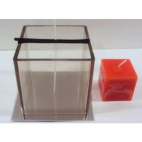 DIY candle making candle model,square shape candle mould for handmade free shipping