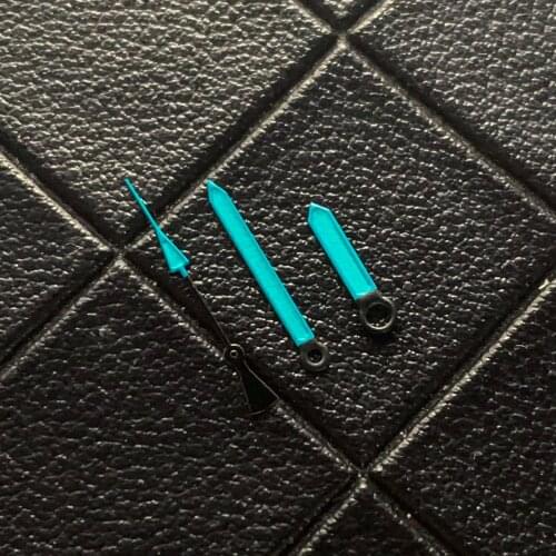 Watch hands for NH35/NH36 4R35 4R36 Movement Mira las manos Uhrzeiger Regarder les mains Blue luminous Watch Parts Accessories