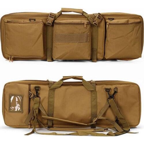 85CM Tactical Heavy Gun Carrying Dual Rifle Case Gun Bag M4 Hunting Airsoft Military Pouch Fishing Backpack with Shoulder Strap