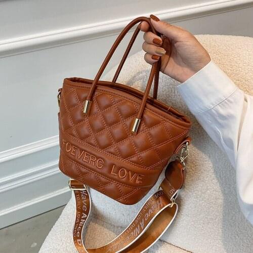 Vintage Designer Bucket Shoulder Crossbody Bags for Women Handbags Purses 2021 New Fashion Ladies Messenger Bags High Quality