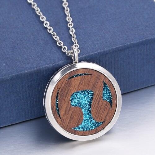 1pc Aroma Perfume Diffuser Necklace Floating Musical Note Locket Pendant DIY Jewelry for Fragrance Essential Oil With Pads