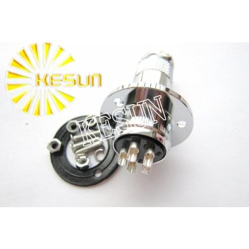 10pair GX20-5 GX20 5Pin With Flange Male & Female 20mm Wire Panel Connector DF20 M20 circular connector Socket Plug