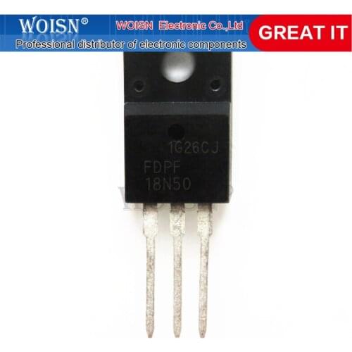 5PCS MDP18N50 FDPF18N50 18A 500V TO-220 new original In Stock