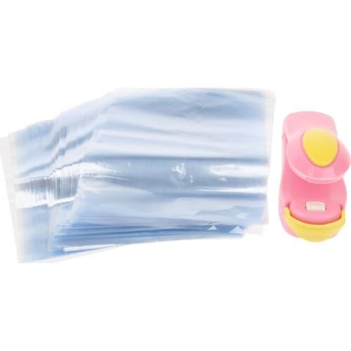 8PCS Bath Bomb Mold Soap Making Moulds + Heat Sealer + 200 Heat Shrink Bags