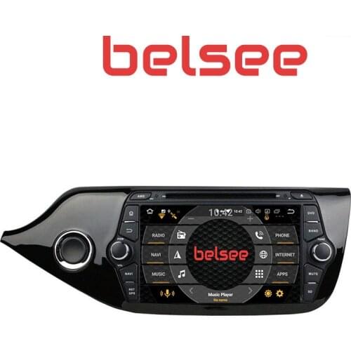 Belsee 8" 2din DSP IPS Android 10 Ram 4+64GB Car DVD GPS Radio Navigation Multimedia For KIA Ceed 2012 2013 2014 2015 2016 2017