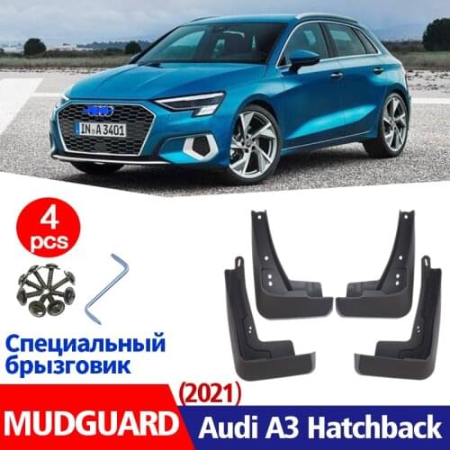 Mudflaps FOR Audi A3 2021 Mudguard Fenders Mud Flap Guard Splash Mudguards Car Accessories Auto Styline Front Rrar 4pcs