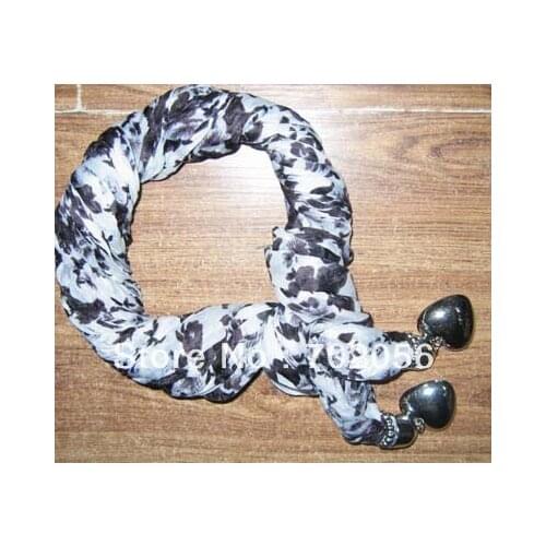 Fashin Pendant Scarf Neck Scarves jewelry NECKLACE PENDANT SCARF 20pcs/lot #2987