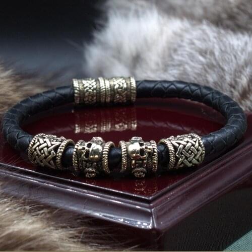 Мужские кожаные браслеты JOKER-STUDIO JEWELRY China At AliExpress