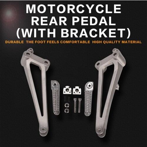 Motorcycle Aluminium Rear Footrests Bracket Kit Foot Pegs Rest Assembly For Yamaha YZF1000 R1 2009 2010 2011 YZF R1 YZF-R1