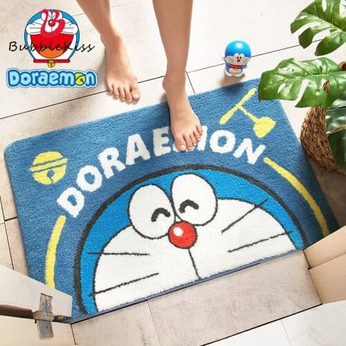 Bubble Kiss Simple Style Carpet Blue Cartoon Soft Rug Living Room Bathroom Absorbent Floor Mat Carpets Bedroom Decor Area Rugs