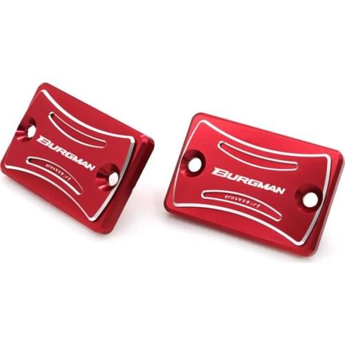 Front Rear Brake Clutch Cylinder Fluid Reservoir Cover Cap For SUZUKI AN-250 AN-400 UH-200 UH-125 BURGMAN LT-A 400F 2015