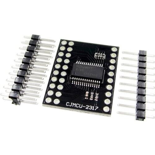 MCP23017 Serial Interface Module IIC I2C SPI MCP23S17 Bidirectional 16-Bit I/O Expander Pins 10Mhz Serial Interface Module