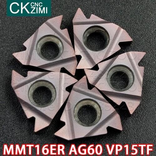 MMT16ER AG60 VP15TF MMT 16ER AG60 VP15TF carbide inserts Internal thread insert Tools CNC metal turning tool for stainless steel