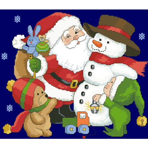 Cross stitch Handmade 14CT Counted Canvas DIY,Cross-stitch kits,Embroidery Christmas gift 41-37