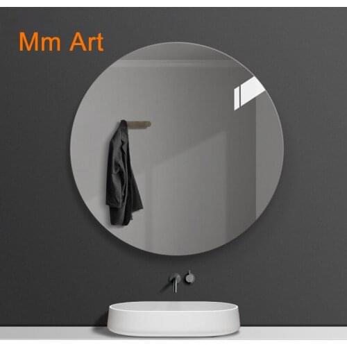 Wall Hanging Bathroom Mirror Square round Bathroom Mirror Bathroom Cosmetic Mirror Hanging Bathroom Mirror