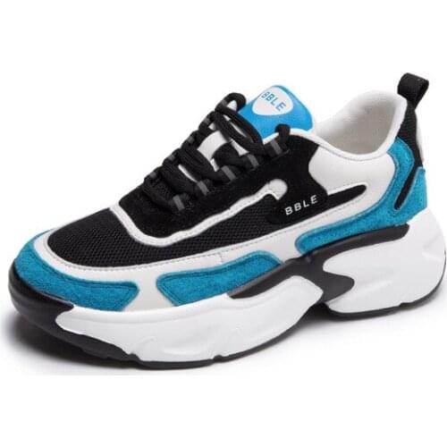 OKKDEY 2020 Women Suede Leather Patchwork Shoes Casual Platform Woman Chunky Sneakers Ladies Sports White Tenis Feminino