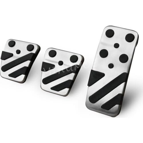 Clutch Brake Gas Pedal Pad Cover Set For Mitsubishi Outlander Sport Eclipse Cross Lancer ASX RVR Manual Transmission