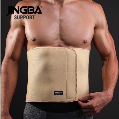 JINGBA SUPPORT Hot Back waist support sweat belt waist trainer waist trimmer musculation abdominale fitness belt Sports Safety