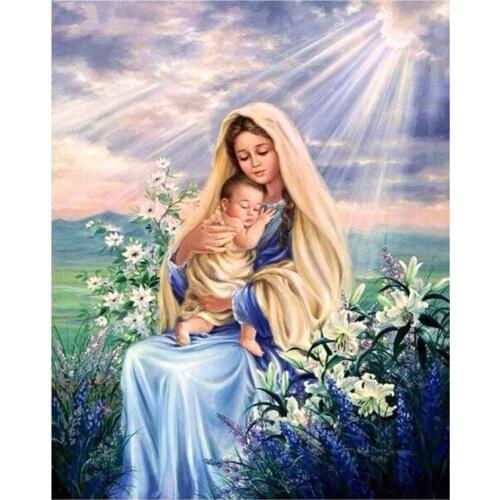 Full Square/round 5D DIY Diamond Embroidery Cross Stitch Rhinestone Mosaic Painting Home Decor Angel Children Picture By Numbers