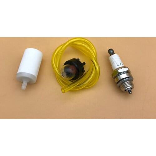 HUNDURE 600mm Fuel Hose Line Filter Spark Plug L7T Kit For HUSQVARNA 350 345 340 346 XP 334 335 338 339 Chainsaw Parts