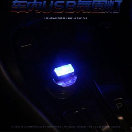 Mini USB LED Car Light Auto Interior Atmosphere Light For Lada Granta Kalina Priora Hyundai Solaris Tucson 2016 I30 IX35 I20 Acc