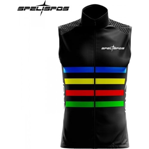 Cycling Vset Windproof Jacket Sleeveless Windbreak Breathable 3 Pockets Men Pro Team Racing Bike Shirt Kit Maillot Bicycle Kit