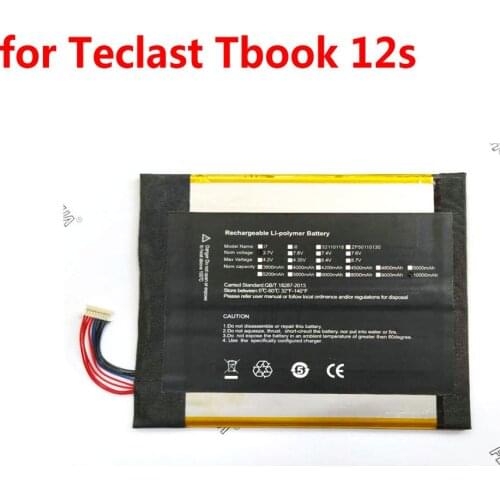 High Quality 3.7V 10000mAh battery for Teclast Tbook 12S Tablet PC batteries