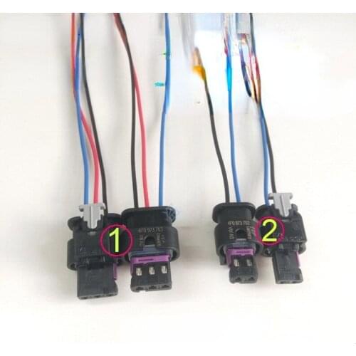 1PCS For VW Audi Reversing Radar Fuel Injector Camshaft Position Sensor Solenoid Valve Harness Plug Cable 4F0973702 4F0 973 703