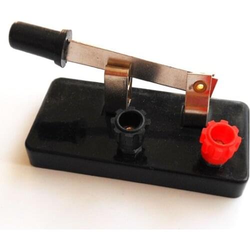 20pcs/lot Physical Science Experiment Toys Single Pole Switch Circuit Experiment Technology Physics Teaching Experiment Lab Use