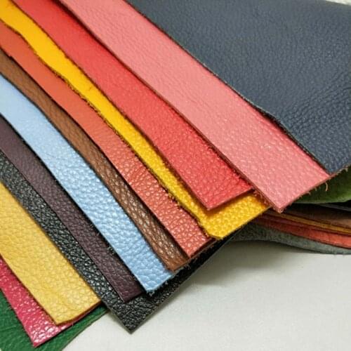 20x30x10pcs First Layer Cowhide Leather Trimmings Handmade Diy Wallet Square Shredded Cuero Tejido De Piel De Vacuno