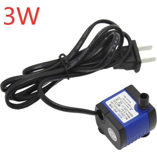 1pc Plastic 50Hz 3W AC 220V Rate Waterproof Pump Mini Submersible Water Pump