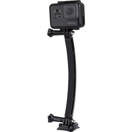 For Gopro Accessories Helmet Arm Extension Pole Selfie Stick Mount For GoPro HERO 7 6 5 4 3 SJCAM Sports Camera Accessories