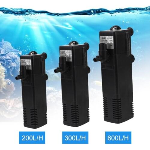 Aquarium Fish Tank Oxygen Increasing Pump EU Plug Low Level Water Submersible Water Filter Pump Turtle Tank Filter