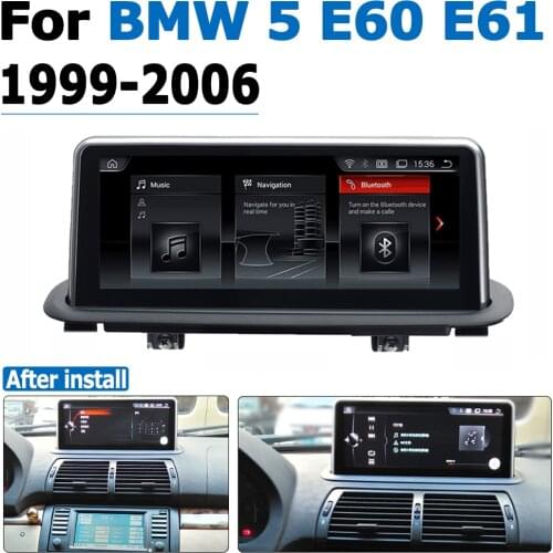Car GPS DVD Multimedia Player For BMW 5 Series E60 E61 1999~2006 Original Style Android Touch Screen Google System wifi BT
