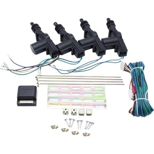 Keyless Entry System 4 Door Lock Actuators Central Control Locking Set,High Performance