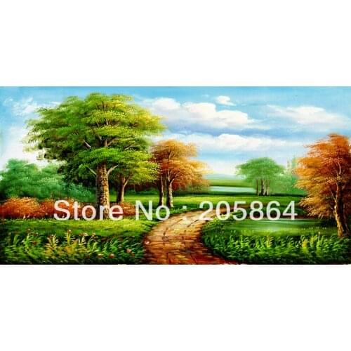 Free shipping craft tapestry,scenery style fabric decor picture,wall hinging