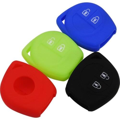 Kutery 10pcs/lot 3 Buttons Key Case Silicone Protect Shell For Suzuki SX4 Swift Vitara Car Styling