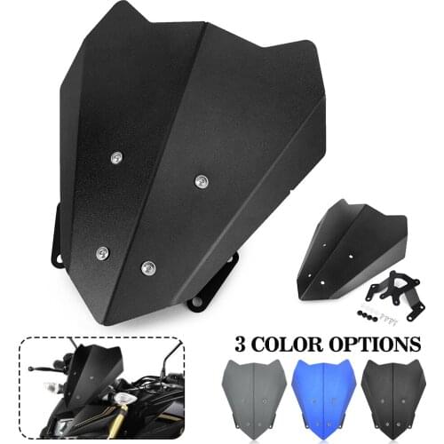 Motorcycle Windscreen Windshield Wind Deflector With Bracket for Yamaha MT15 MT-15 2019 2020