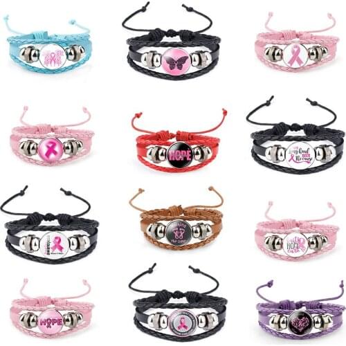 Medical Series Bracelet Ribbon Cancer Medical Charm Bracelet Nurse Graduation Gift