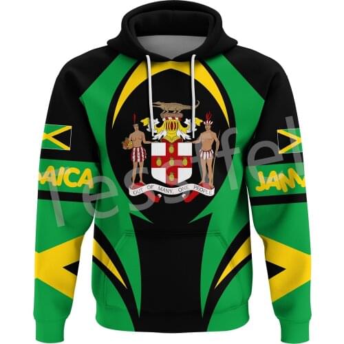 Tessffel County Flag Africa Jamaica King Emblem Lion NewFashion Tracksuit 3DPrint Men/Women Streetwear Harajuku Funny Hoodies B5