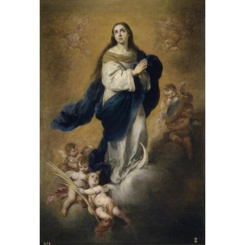 Wholesale painting # TOP religion ART # Madonna angel # La Inmaculada Concepcion # print canvas oil painting