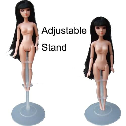 New arrival Plastic Transparents large range Adjutable Stand for Monster High dolls stand Display Holder For Barbie Dolls
