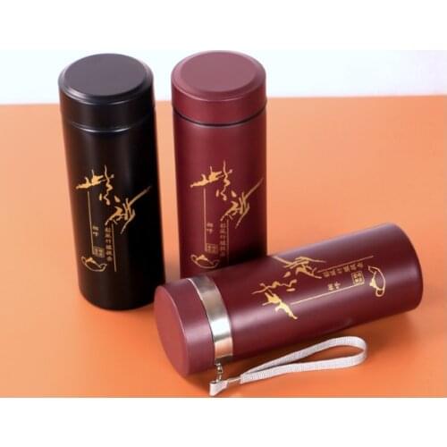 Zisha purple clay Cup stainless steel advertising cup thermos cups water cups give small gift cups