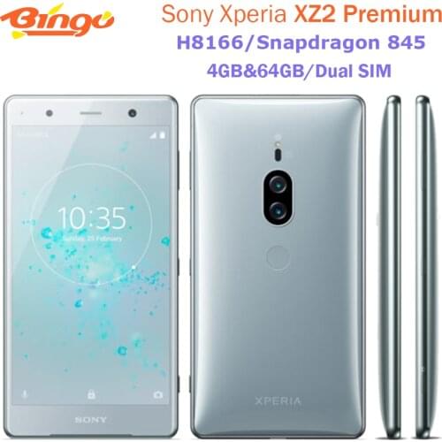 Sony Xperia XZ2 Premium H8166 Dual SIM Original Unlocked 4G Android Mobile Phone Octa Core 5.8" 19MP 6GB RAM 64GB ROM NFC